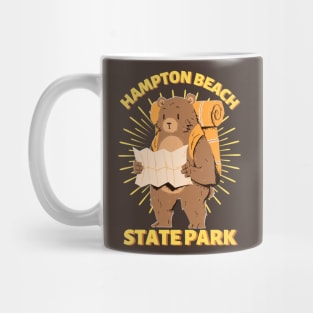 Hampton Beach State Park Camping Bear Mug